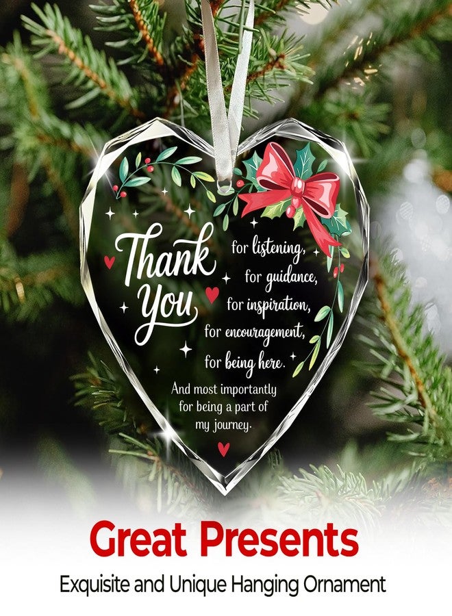 NewEleven Thank You Gifts for Women, Men - Teacher Appreciation Gifts, Thank You Ornaments for Coworkers, Boss, Employee - Teacher Christmas Ornament from Student, Kids - Christmas Ornament - Image 5